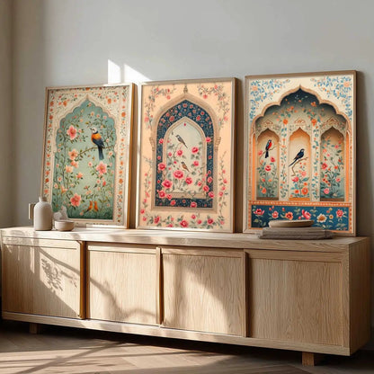 Kotart Traditional Indian Wall Art Paintings for Living Room - Wall Poster With frames