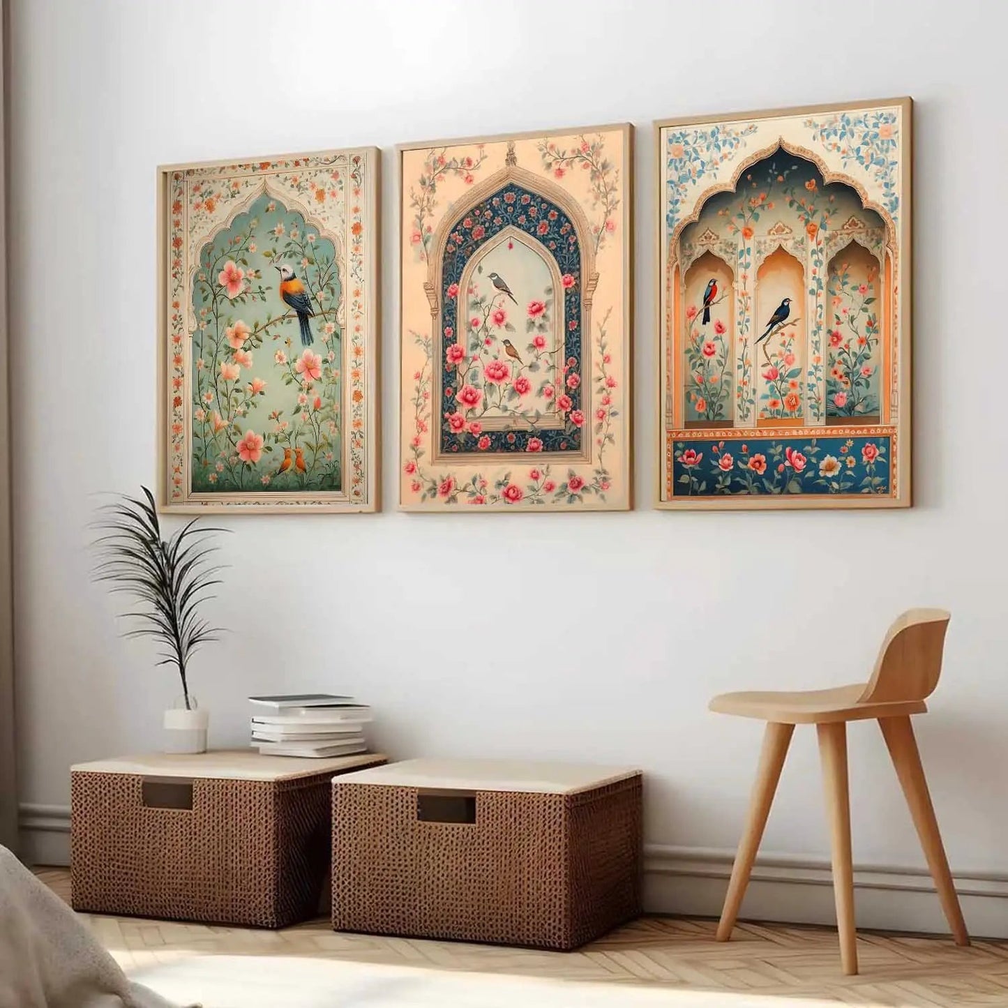 Kotart Traditional Indian Wall Art Paintings for Living Room - Wall Poster With frames