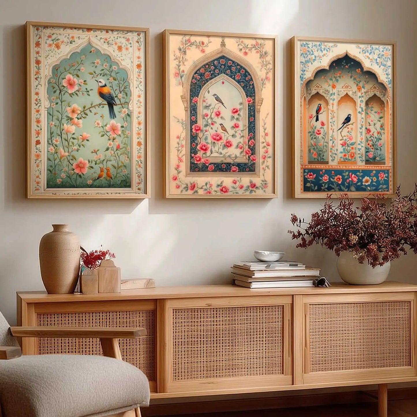 Kotart Traditional Indian Wall Art Paintings for Living Room - Wall Poster With frames