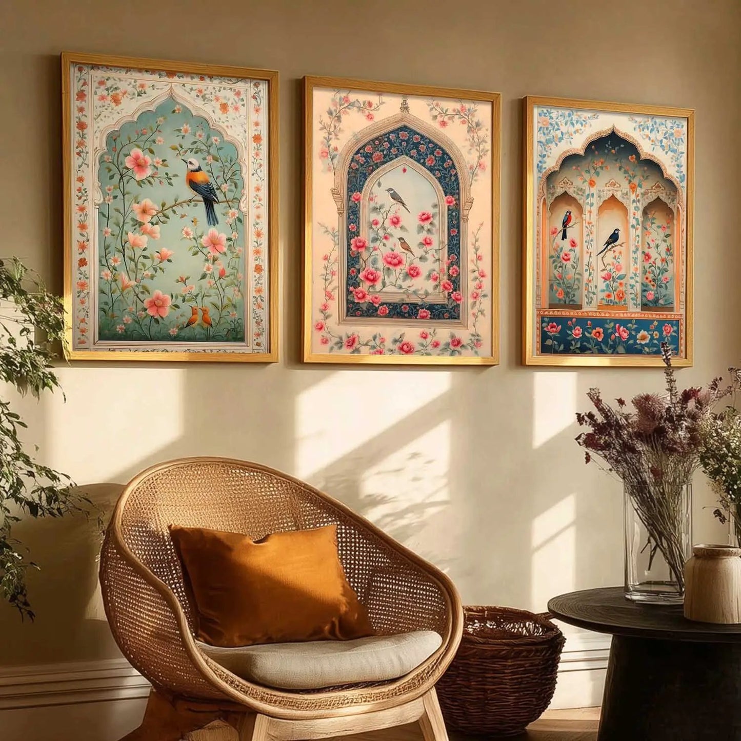 Kotart Traditional Indian Wall Art Paintings for Living Room - Wall Poster With frames