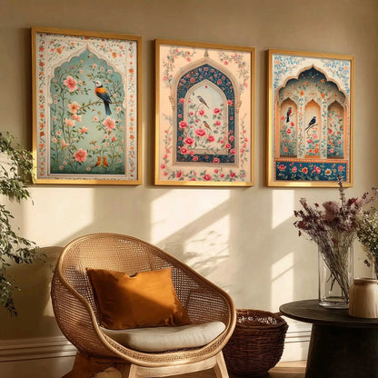 Kotart Traditional Indian Wall Art Paintings for Living Room - Wall Poster With frames