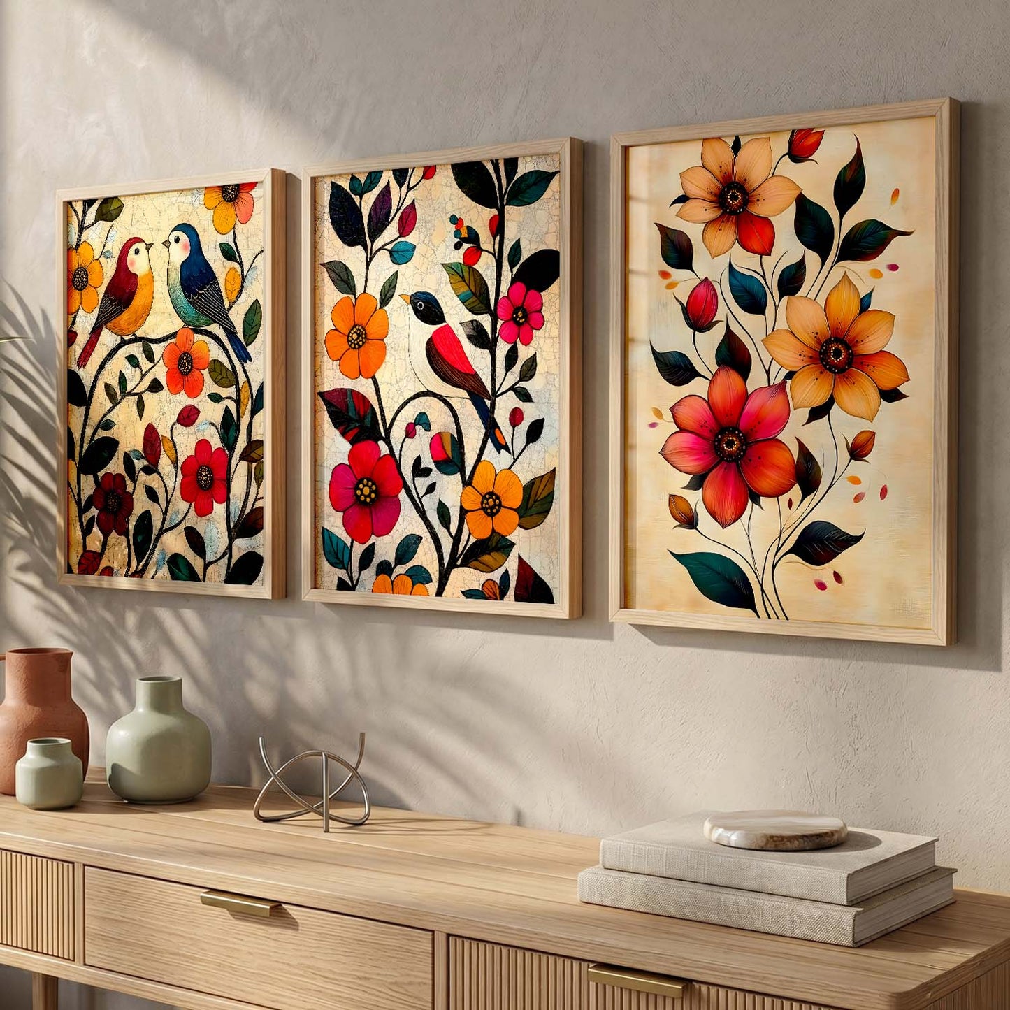 Floral Wall Art Paintings for Living Room Bedroom