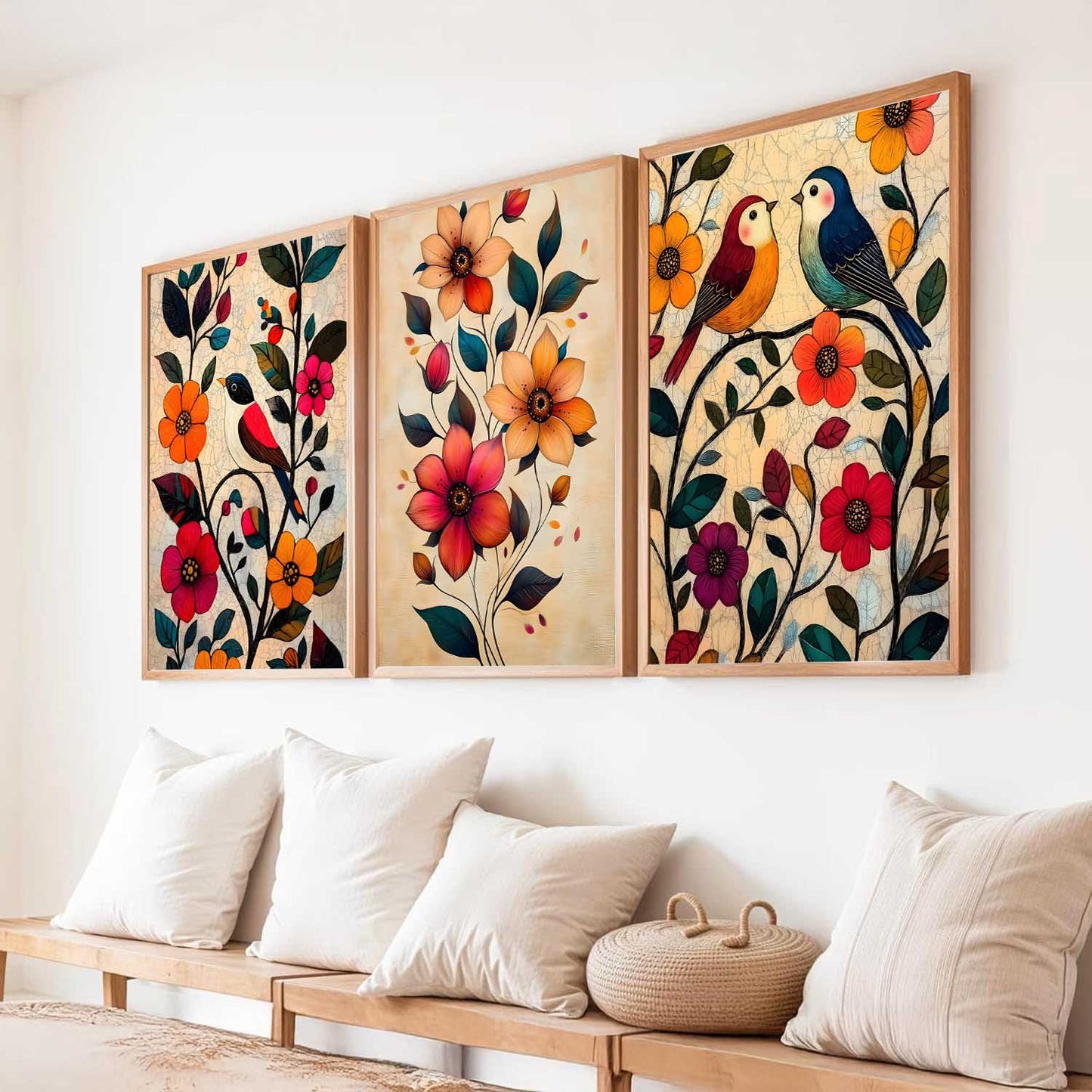 Floral Wall Art Paintings for Living Room Bedroom