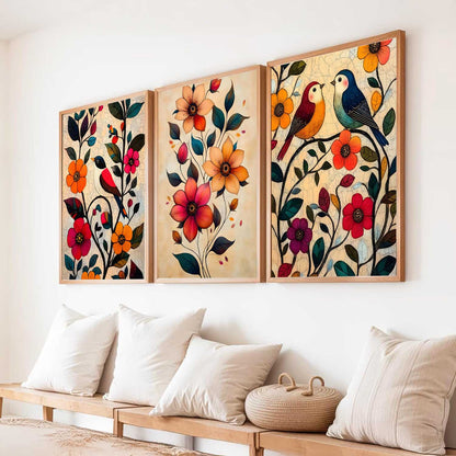 Floral Wall Art Paintings for Living Room Bedroom