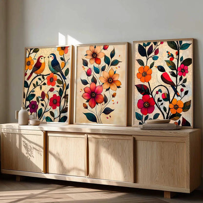 Floral Wall Art Paintings for Living Room Bedroom