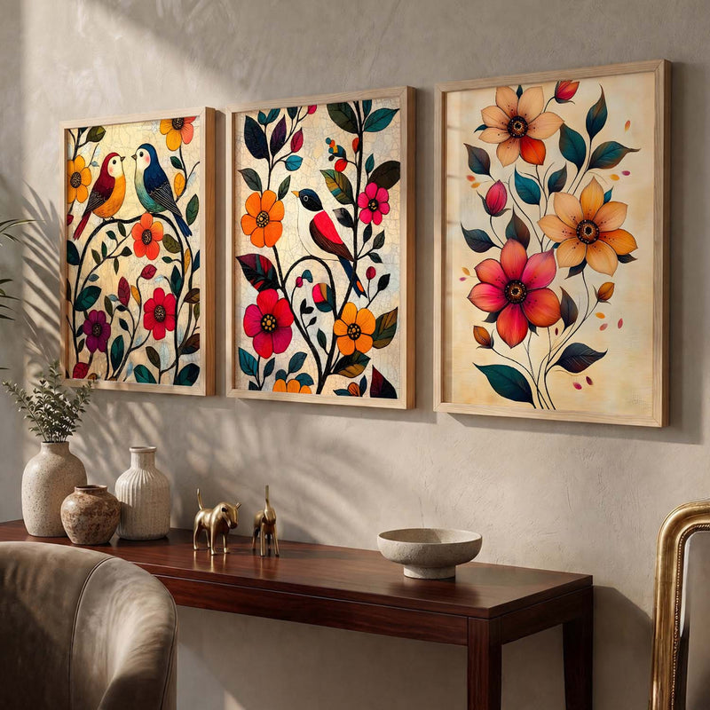 Floral Wall Art Paintings for Living Room Bedroom