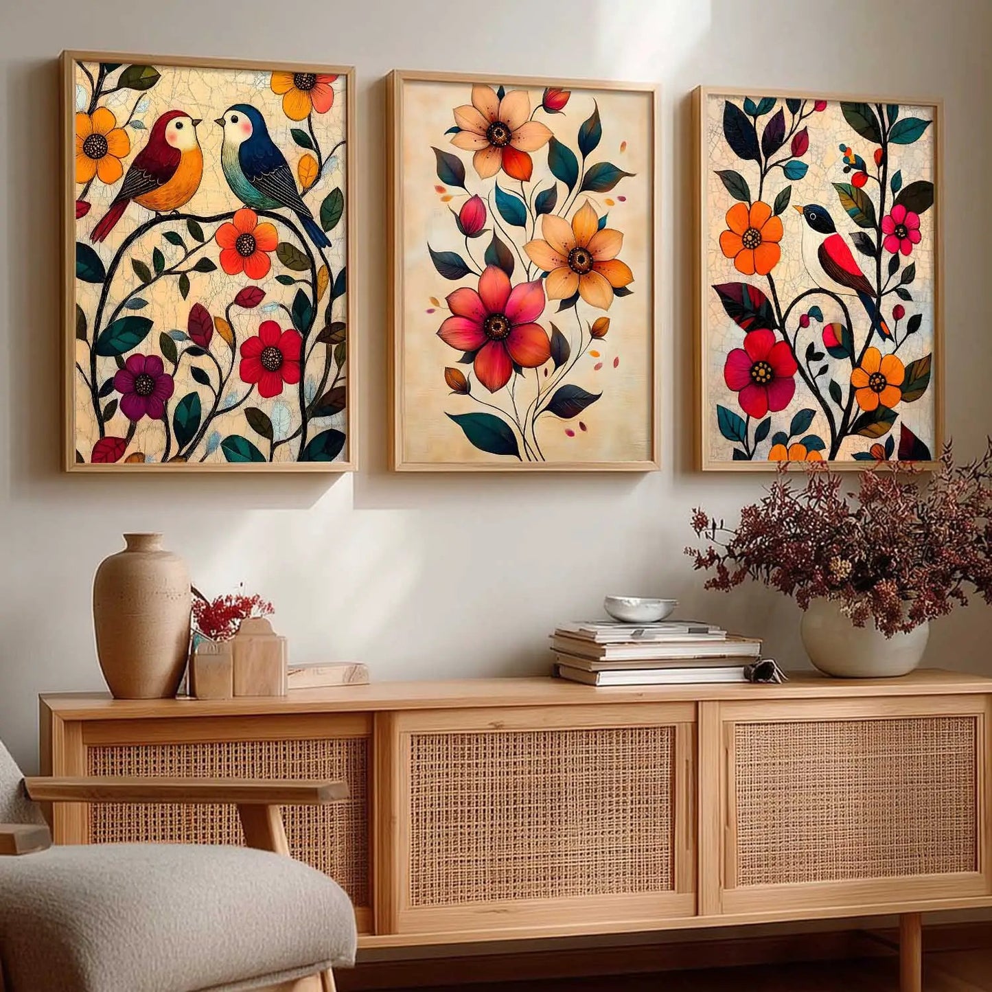 Floral Wall Art Paintings for Living Room Bedroom