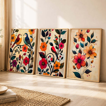 Floral Wall Art Paintings for Living Room Bedroom