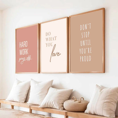 Motivational Wall Art Paintings for Living Room - Wall Poster With frames by Kotart store
