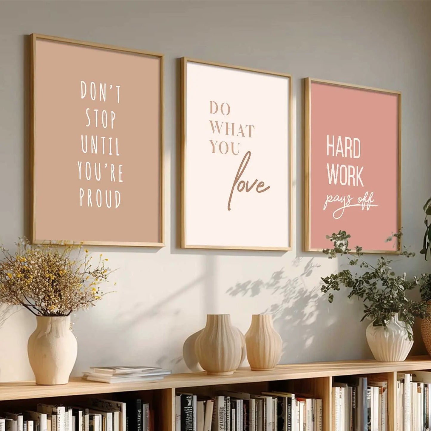 Motivational Wall Art Paintings for Living Room - Wall Poster With frames by Kotart store