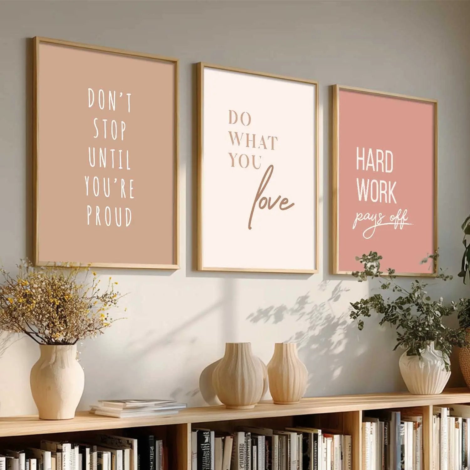Motivational Wall Art Paintings for Living Room - Wall Poster With frames by Kotart store