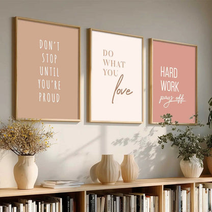 Motivational Wall Art Paintings for Living Room - Wall Poster With frames by Kotart store