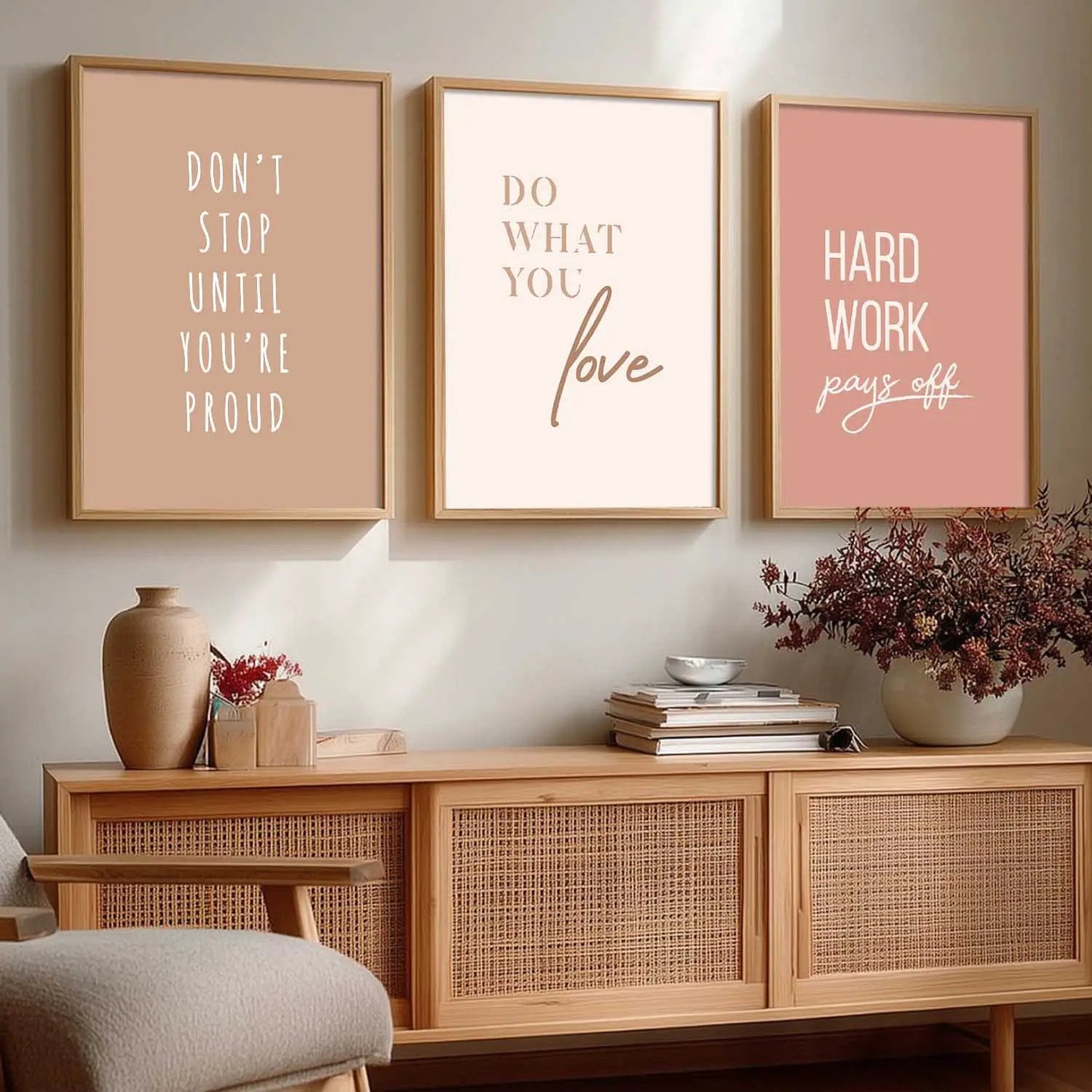 Motivational Wall Art Paintings for Living Room - Wall Poster With frames by Kotart store