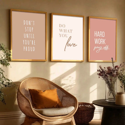 Motivational Wall Art Paintings for Living Room - Wall Poster With frames by Kotart store