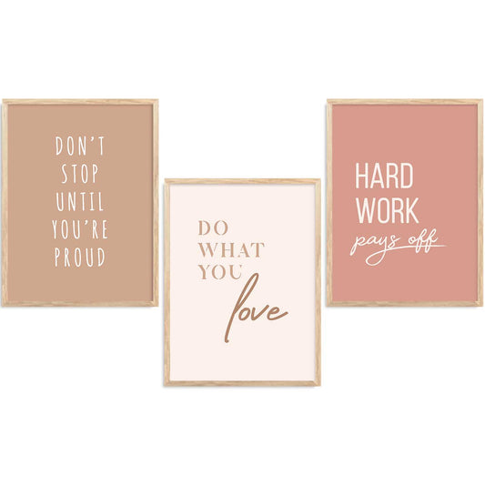 Motivational   Wall  Art Paintings for Living Room - Wall Poster With frames