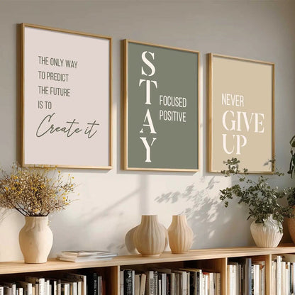 Motivational Wall Art Paintings for Living Room - Wall Poster With frames by Kotart store