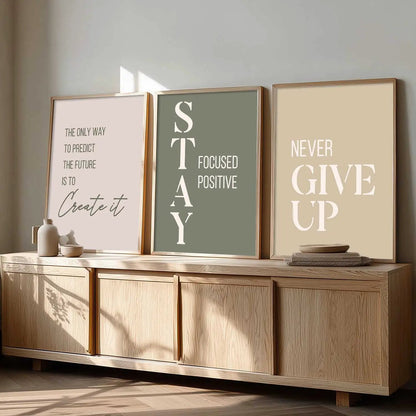 Motivational Wall Art Paintings for Living Room - Wall Poster With frames by Kotart store