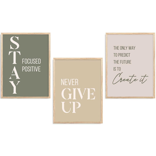 Motivational  Wall  Art Paintings for Living Room - Wall Poster With frames