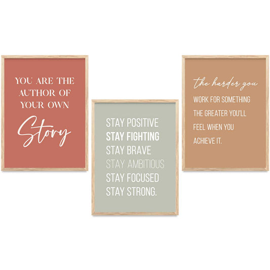 Motivational  Wall Art Paintings for Living Room - Wall Poster With frames