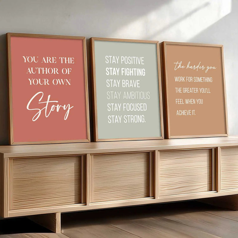 Motivational Wall Art Paintings for Living Room - Wall Poster With frames by Kotart store