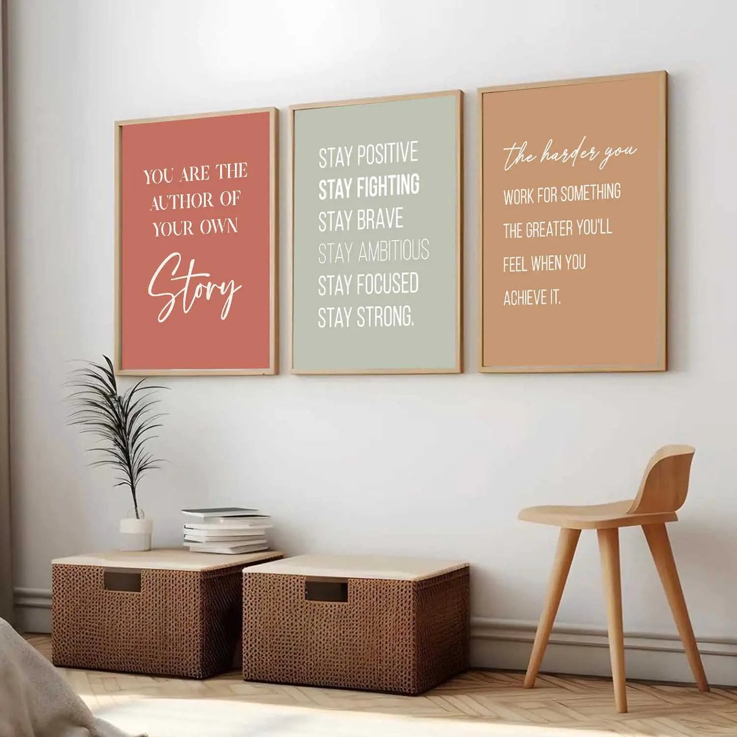 Motivational Wall Art Paintings for Living Room - Wall Poster With frames by Kotart store