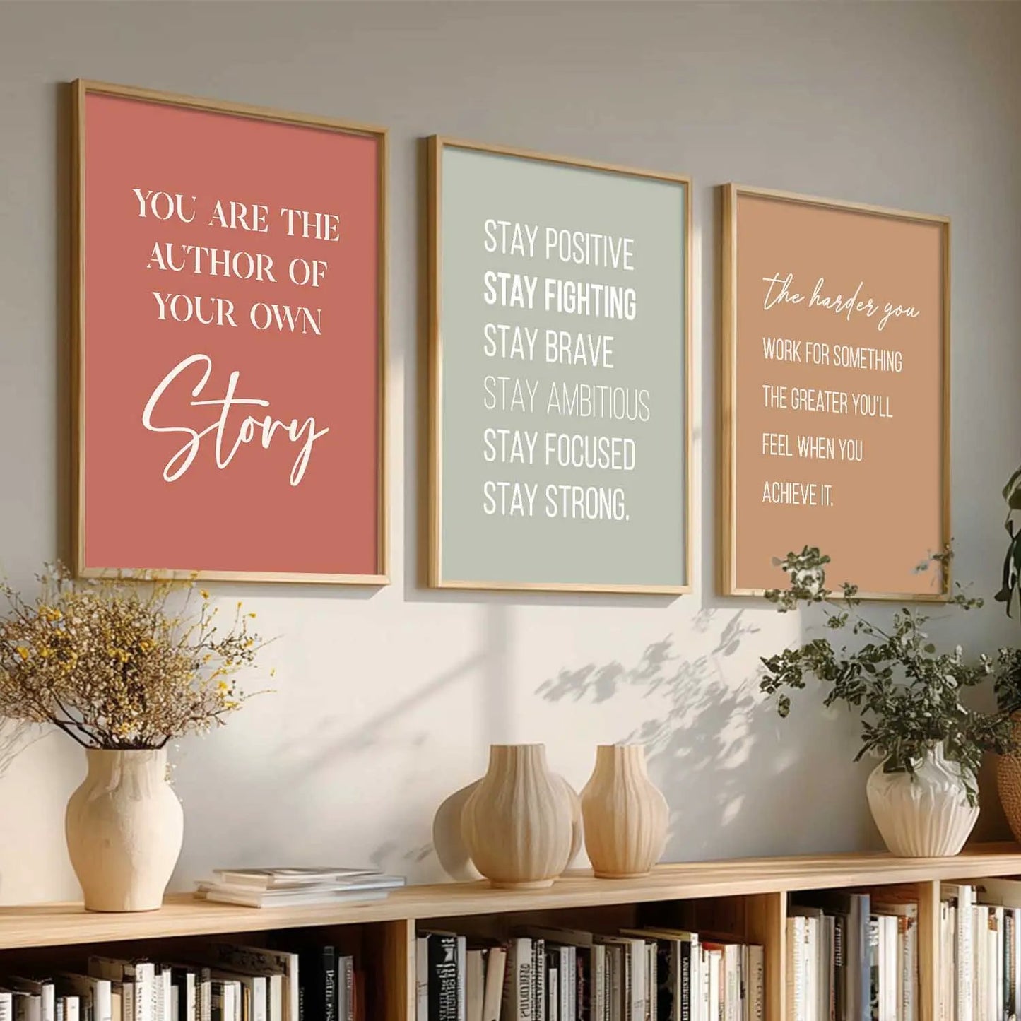 Motivational Wall Art Paintings for Living Room - Wall Poster With frames by Kotart store