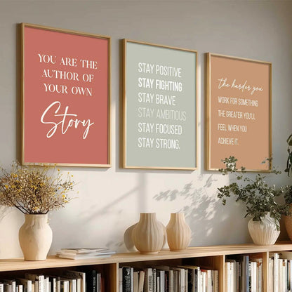 Motivational Wall Art Paintings for Living Room - Wall Poster With frames by Kotart store