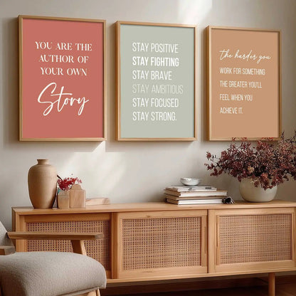 Motivational Wall Art Paintings for Living Room - Wall Poster With frames by Kotart store