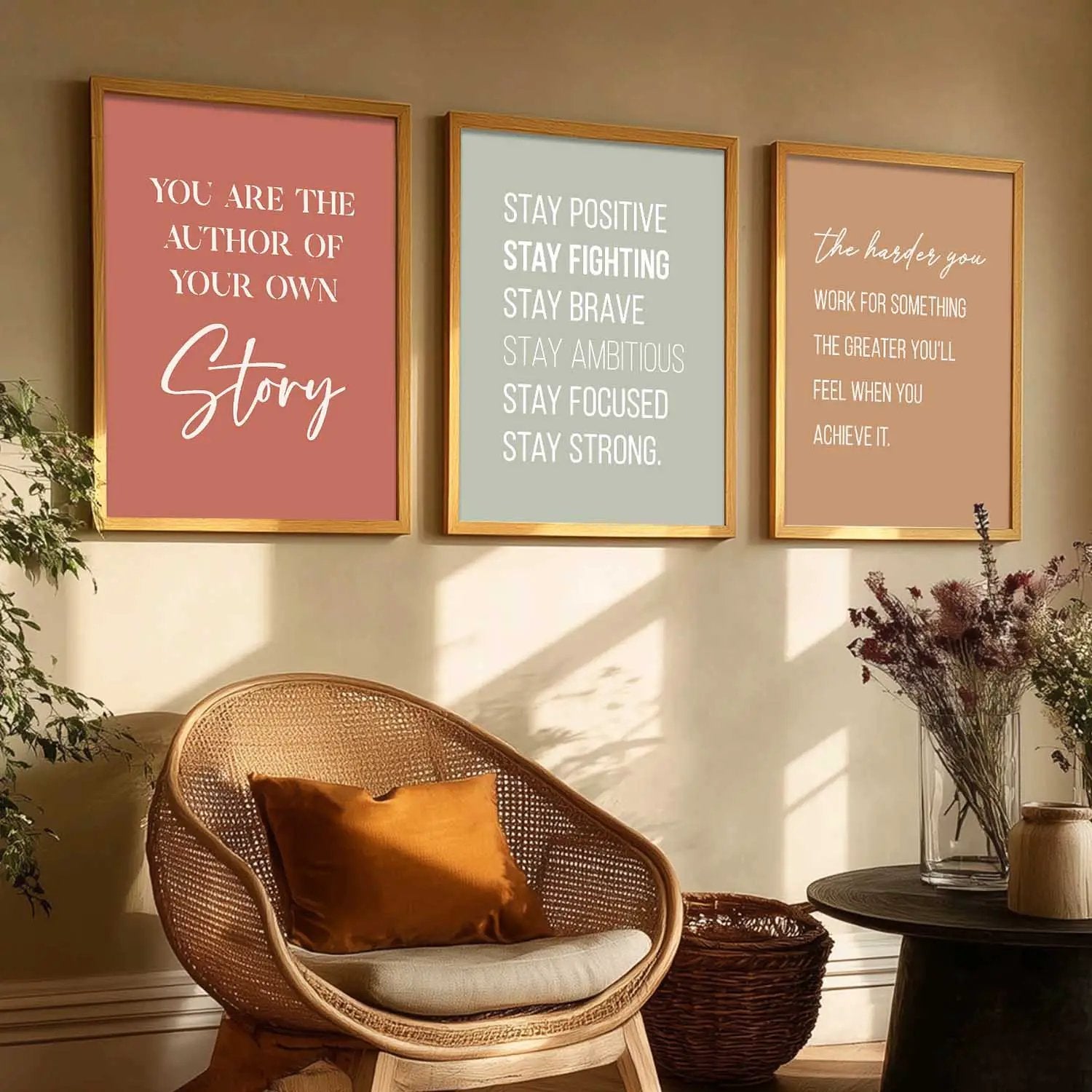 Motivational Wall Art Paintings for Living Room - Wall Poster With frames by Kotart store