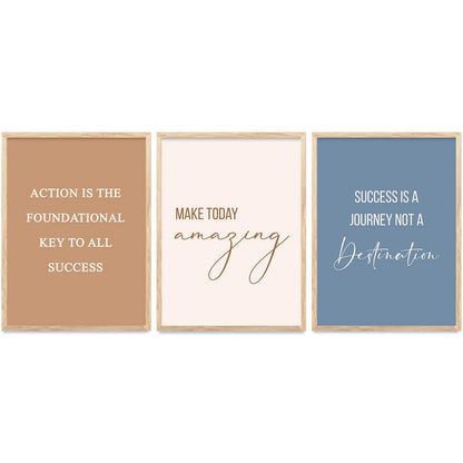 Motivational   Wall Art Paintings for Living Room - Wall Poster With frames