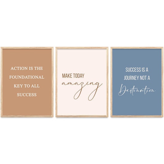 Motivational   Wall Art Paintings for Living Room - Wall Poster With frames