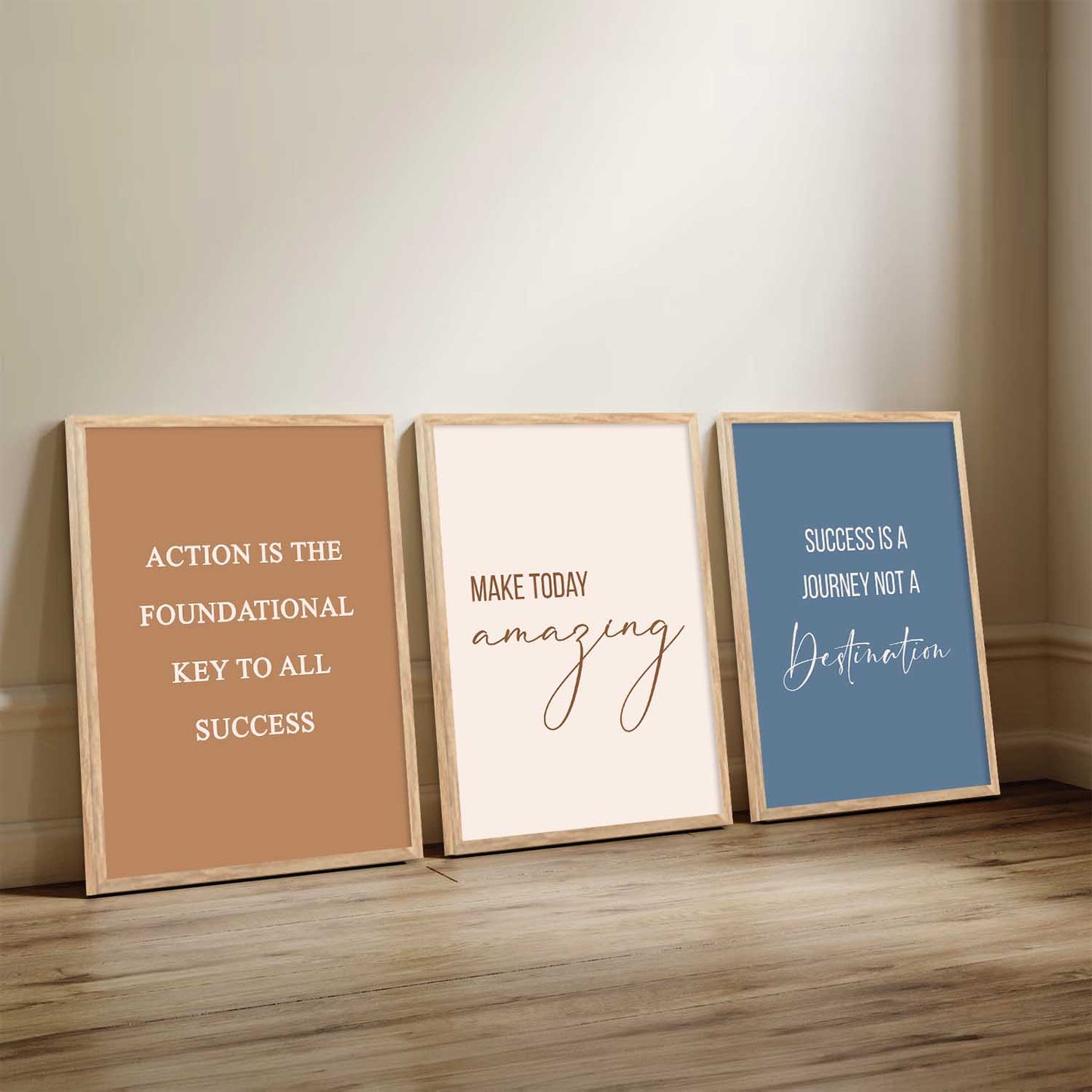 Motivational   Wall Art Paintings for Living Room - Wall Poster With frames