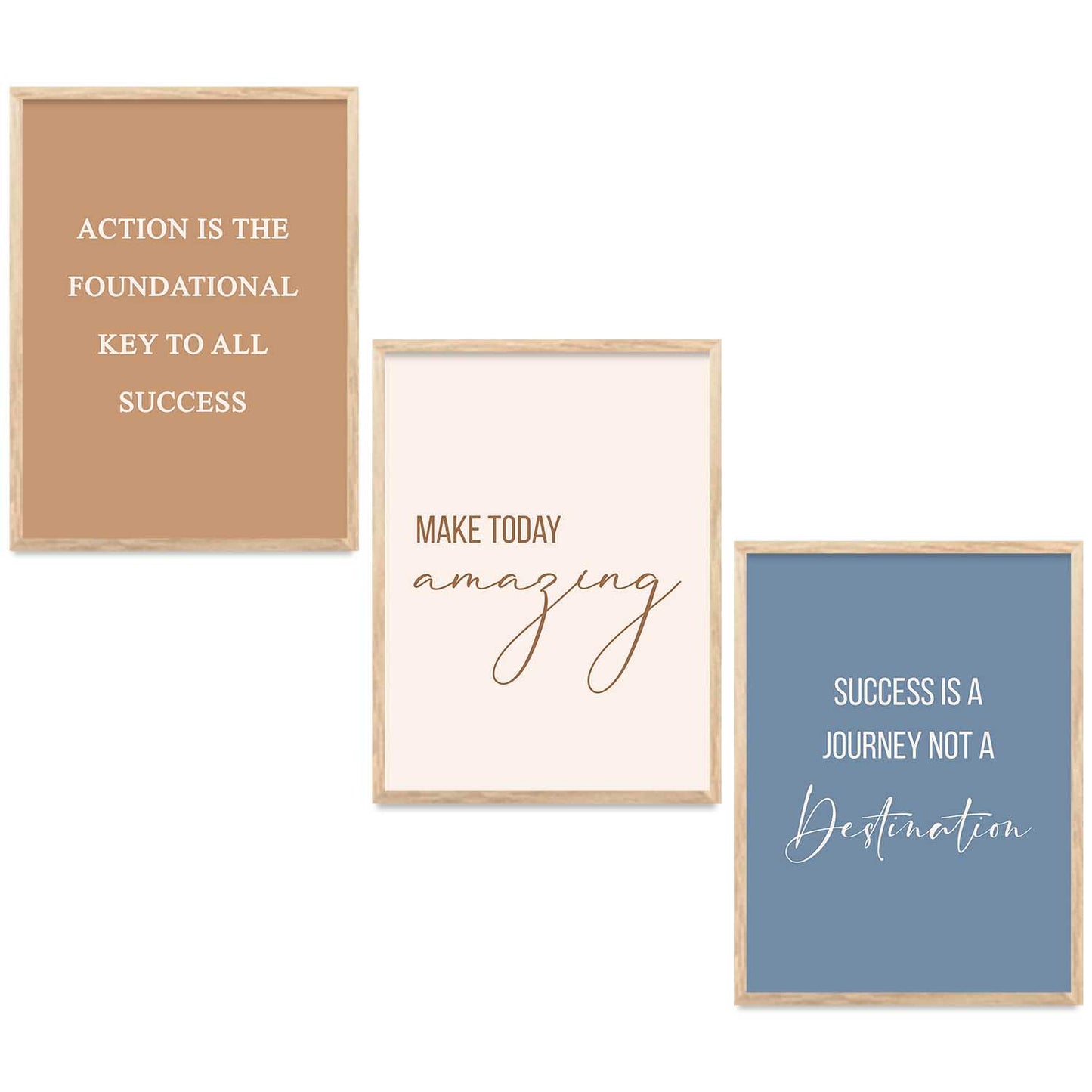 Motivational   Wall Art Paintings for Living Room - Wall Poster With frames