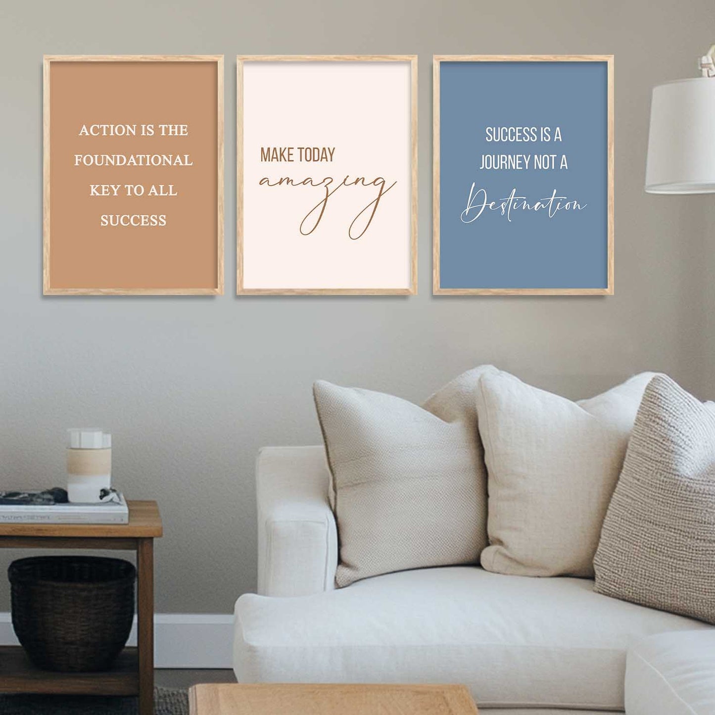 Motivational   Wall Art Paintings for Living Room - Wall Poster With frames