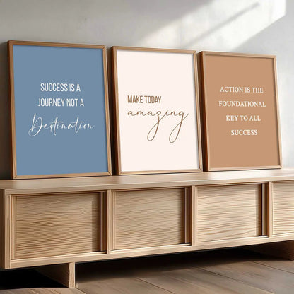 Motivational Wall Art Paintings for Living Room - Wall Poster With frames by Kotart store