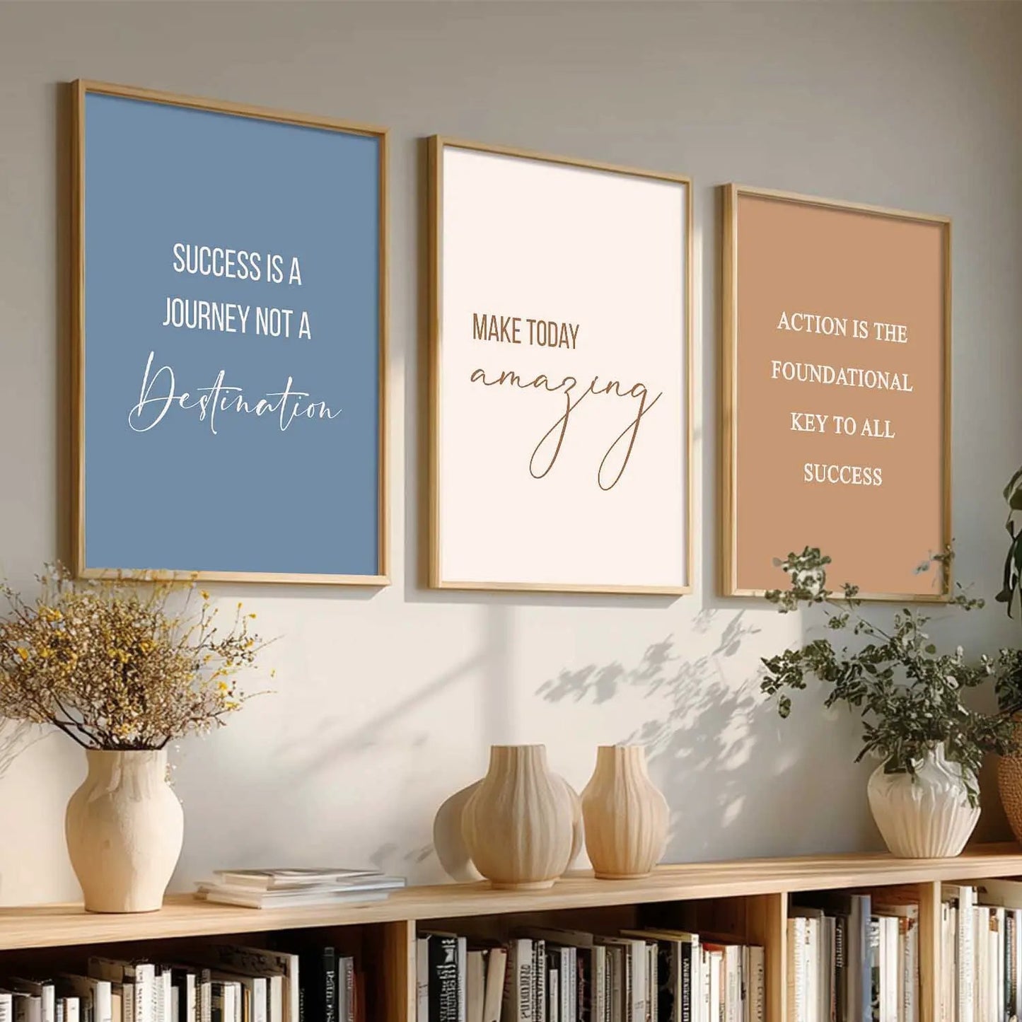 Motivational Wall Art Paintings for Living Room - Wall Poster With frames by Kotart store