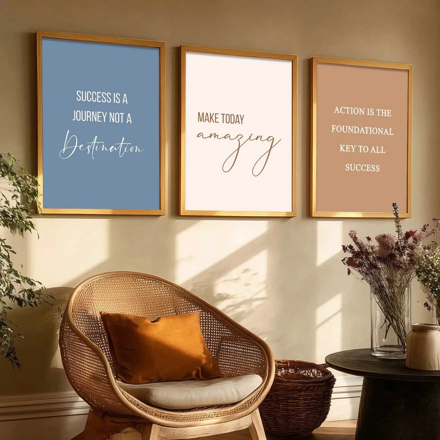 Motivational Wall Art Paintings for Living Room - Wall Poster With frames by Kotart store