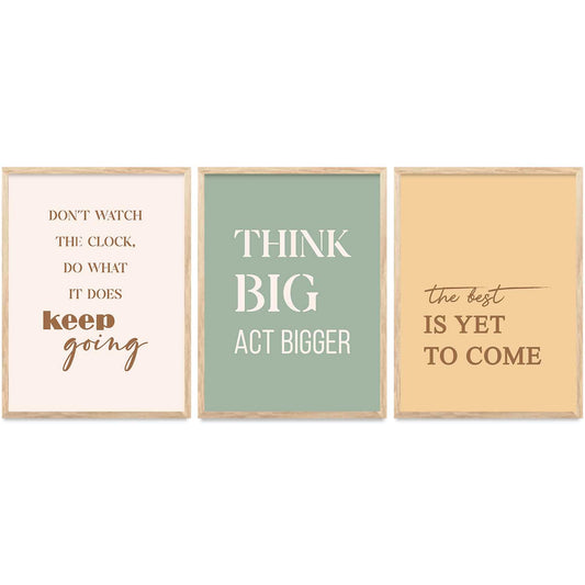 Motivational  Wall Art Paintings for Living Room - Wall Poster With frames
