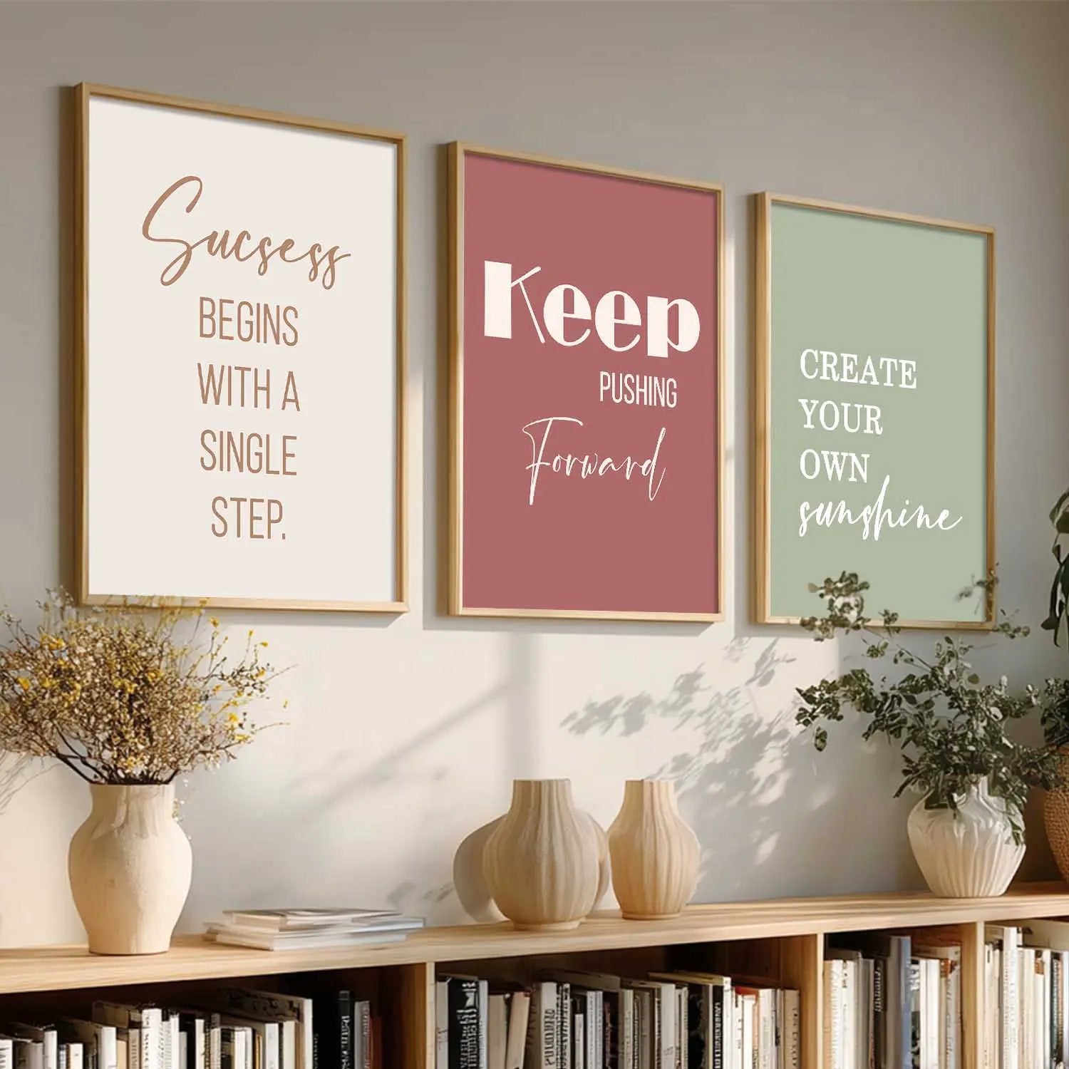 Motivational Wall Art Paintings for Living Room - Wall Poster With frames by Kotart store