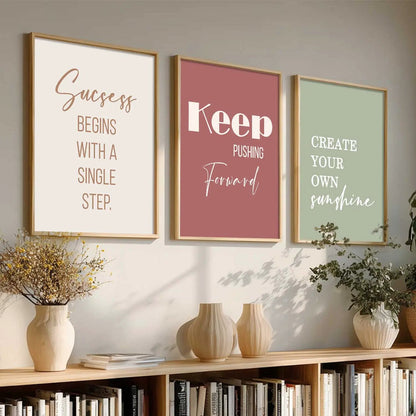 Motivational Wall Art Paintings for Living Room - Wall Poster With frames by Kotart store