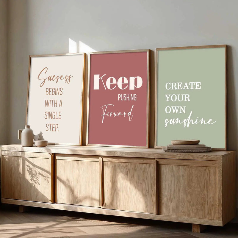 Motivational Wall Art Paintings for Living Room - Wall Poster With frames by Kotart store