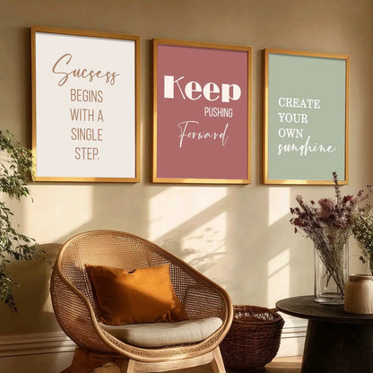 Motivational Wall Art Paintings for Living Room - Wall Poster With frames by Kotart store