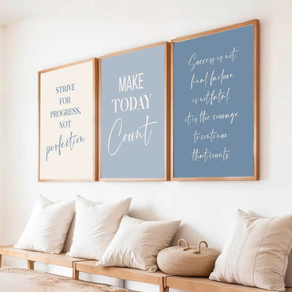 Motivational Wall Art Paintings for Living Room - Wall Poster With frames by Kotart store