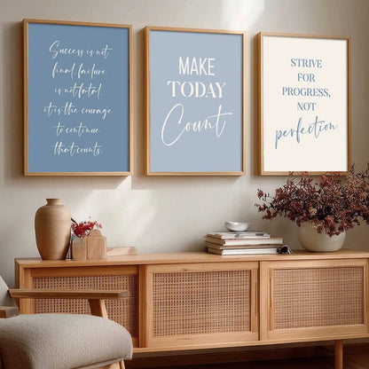 Motivational Wall Art Paintings for Living Room - Wall Poster With frames by Kotart store