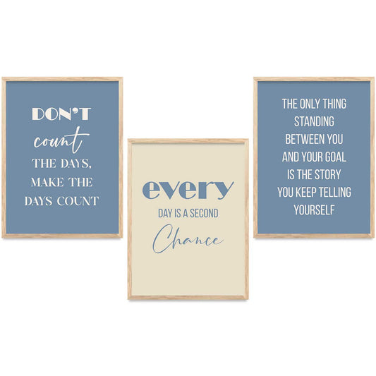 Motivational   Wall Art Paintings for Living Room - Wall Poster With frames