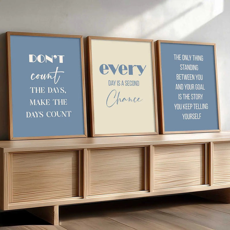 Motivational Wall Art Paintings for Living Room - Wall Poster With frames by Kotart store