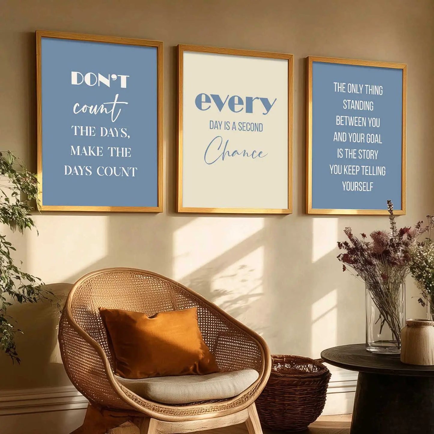 Motivational Wall Art Paintings for Living Room - Wall Poster With frames by Kotart store