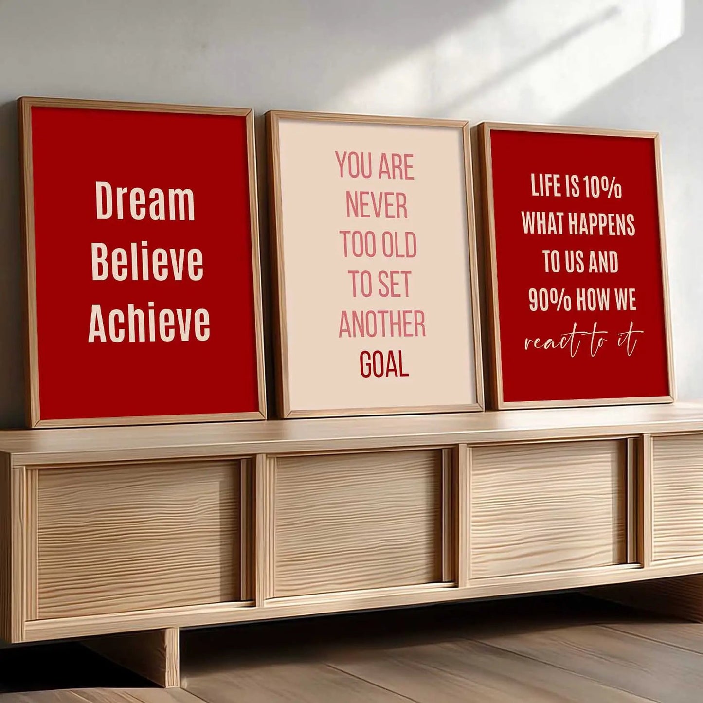 Motivational Wall Art Paintings for Living Room - Wall Poster With frames