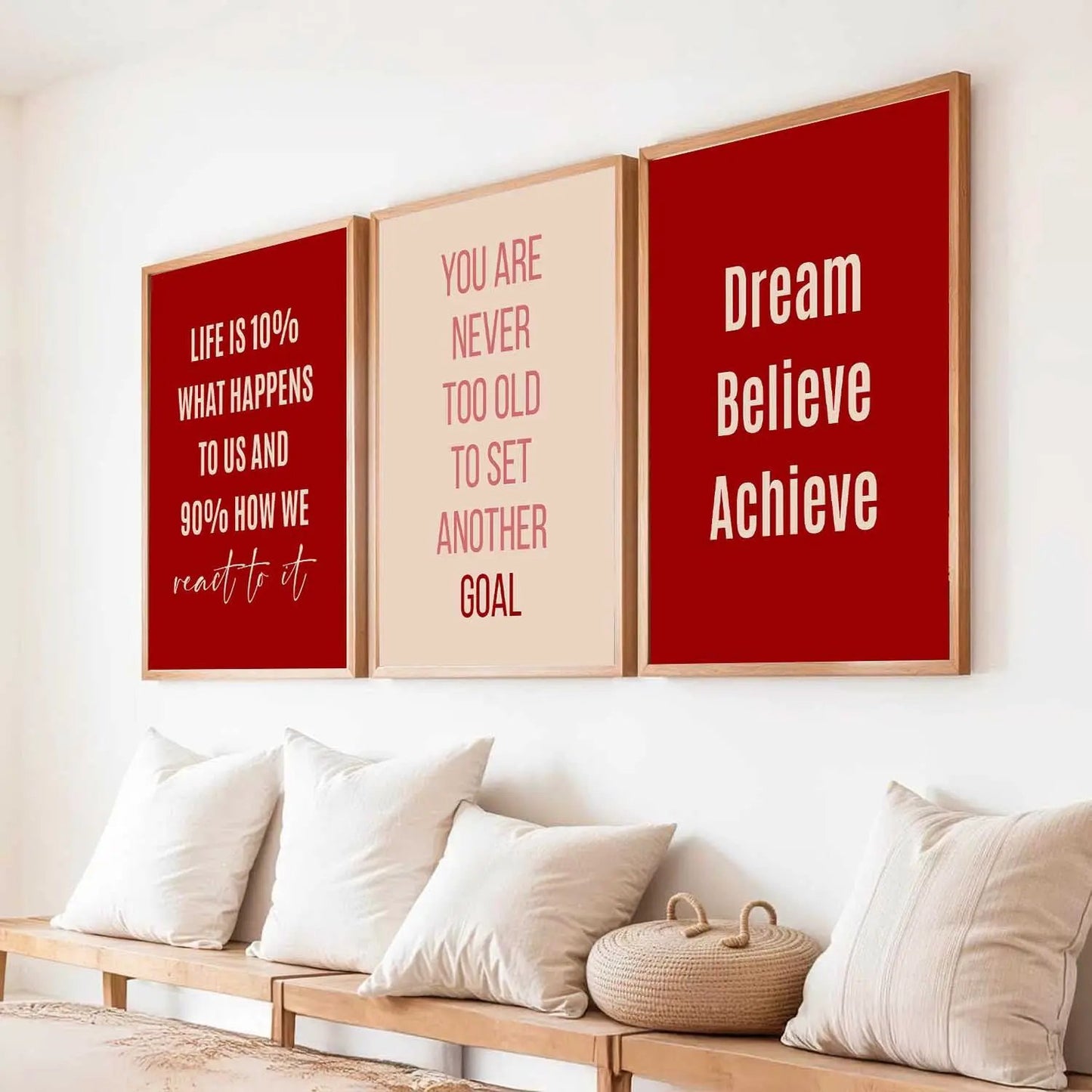 Motivational Wall Art Paintings for Living Room - Wall Poster With frames