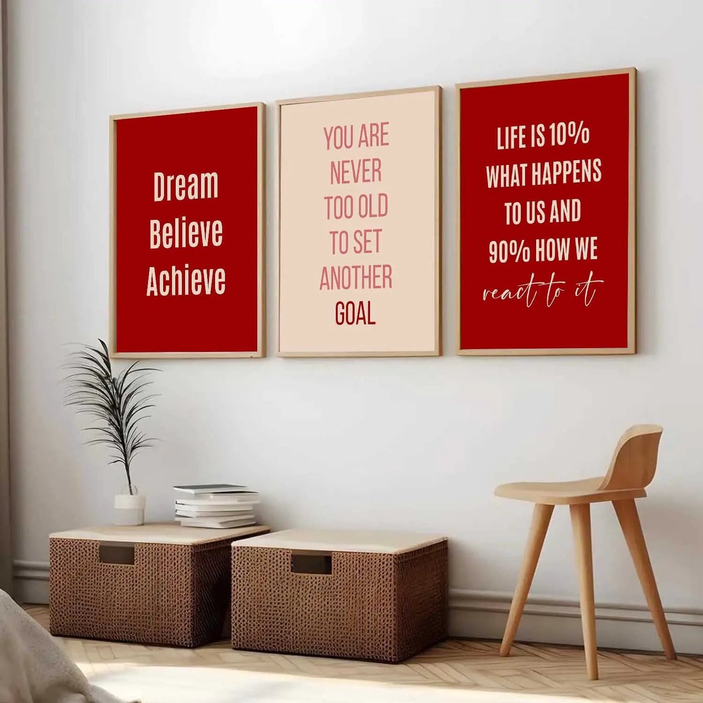 Motivational Wall Art Paintings for Living Room - Wall Poster With frames